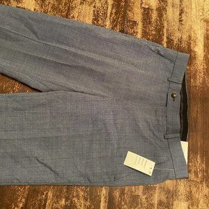 Men's Suit Separate Light Blue UltraFlex Stretch Flat Front Suit Pants 30X30